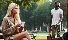 Zdradzająca żona spotyka dobrze obdarzonego czarnego mężczyznę w parku, erotyka tylko dla audio